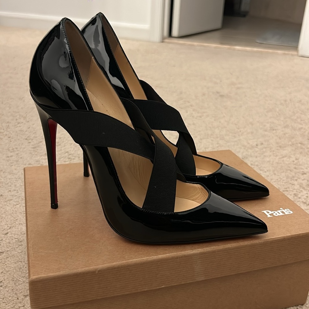 Sharpstagram 120 Patent Pumps